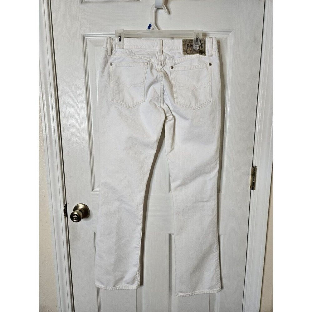 Ralph Lauren Jeans The Madison 888 White Jeans Straight Leg Womens 29x32